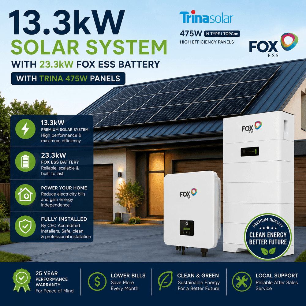 23.3kW Solar System Battery With Solar System