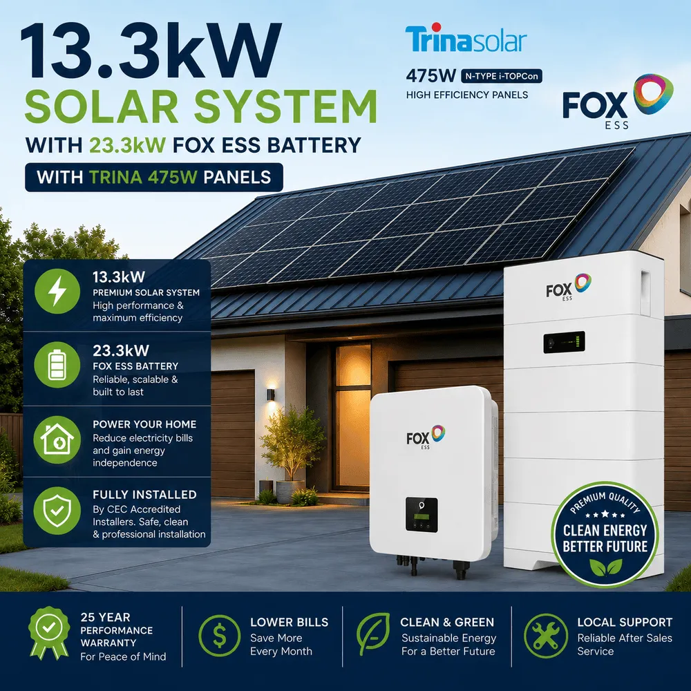 23.3kW Solar System Battery With Solar System